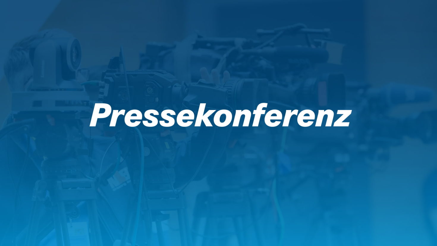Pressekonferenz. Pressekonferenz.