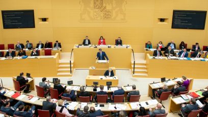 Ministerpräsident Dr. Markus Söder, MdL, im Bayerischen Landtag.