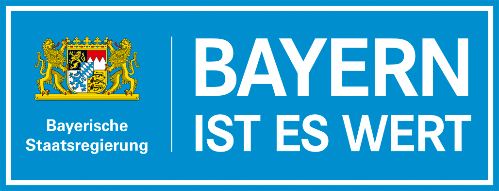 Logo zur Regierungserklärung "Bayern ist es wert"