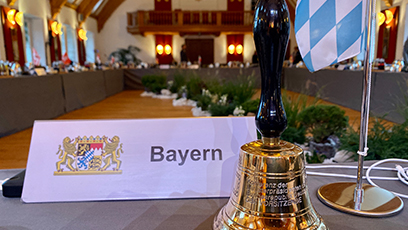 Bayern war vom 1. Oktober 2019 bis 30. September 2020 Vorsitzland der Ministerpräsidentenkonferenz.