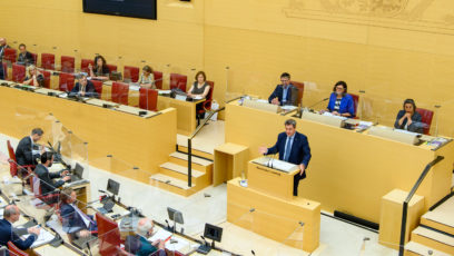 Ministerpräsident Dr. Markus Söder, MdL: „Wir stehen vor epochalen Veränderungen. Bayern ist im Klimastress. Wir brauchen eine schnellere Klimaanpassung und mehr Klimaschutz.“