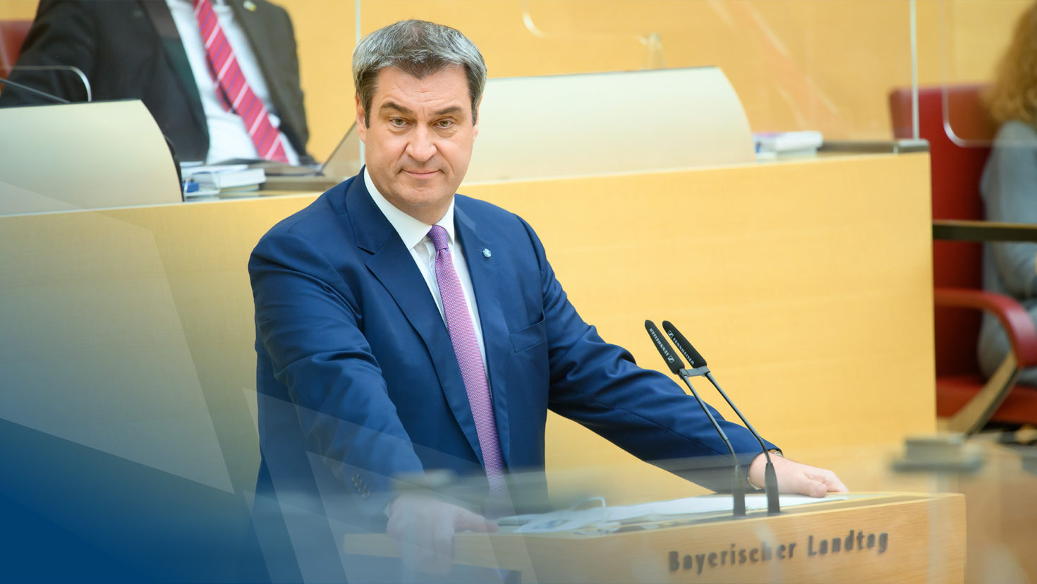 Regierungserklärung von Ministerpräsident Dr. Markus Söder, MdL.