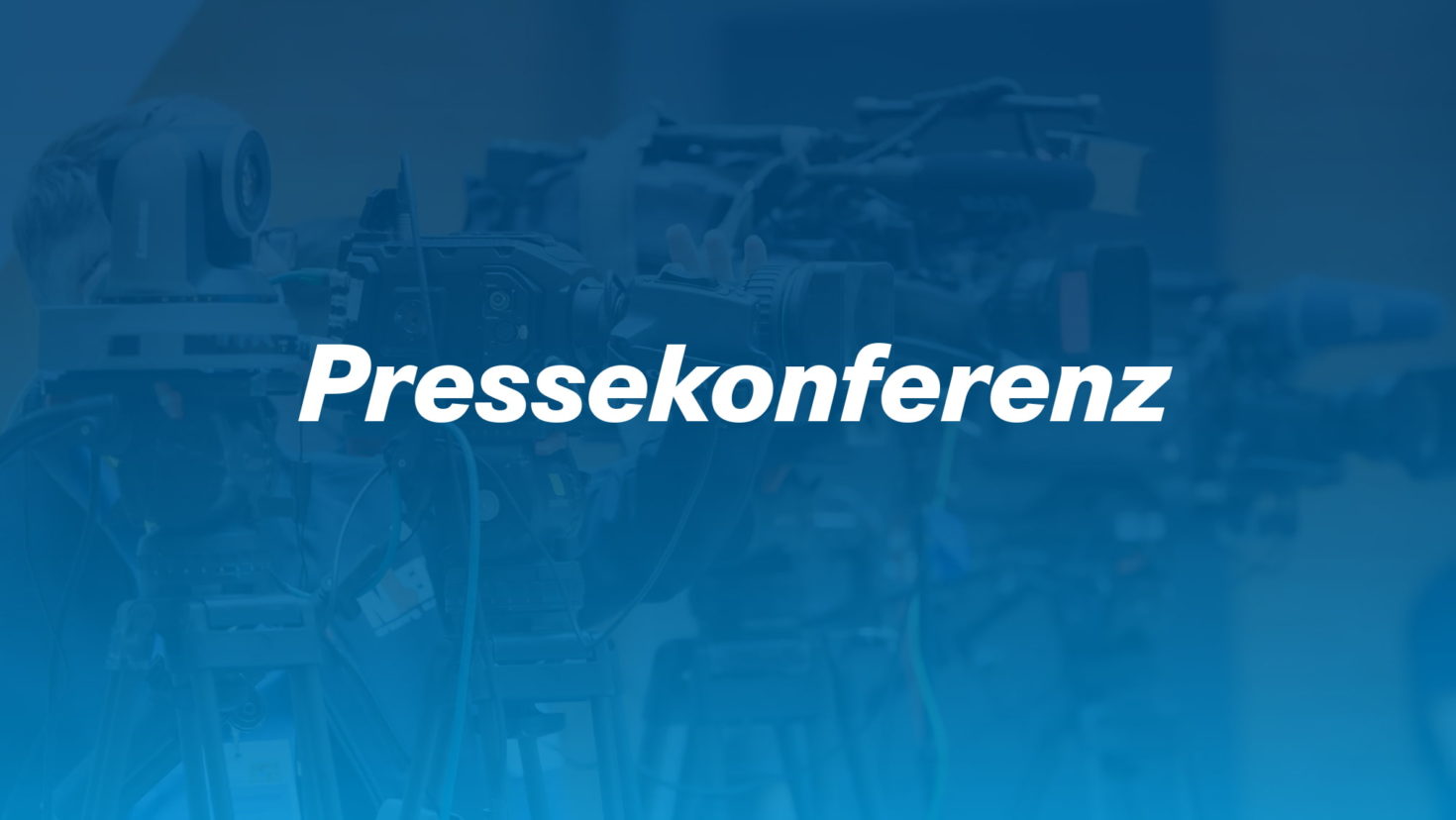 Pressekonferenz.
