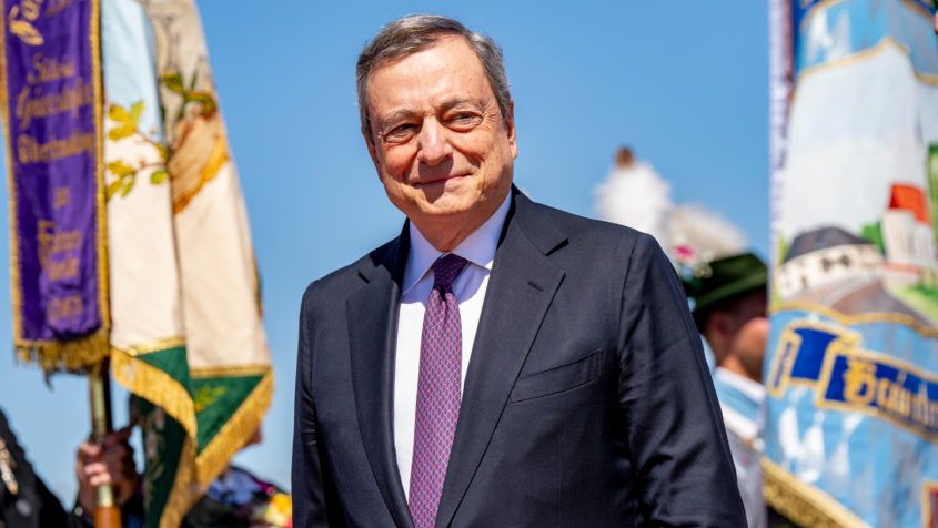 Mario Draghi ist seit Februar 2021 italienischer Ministerpräsident.