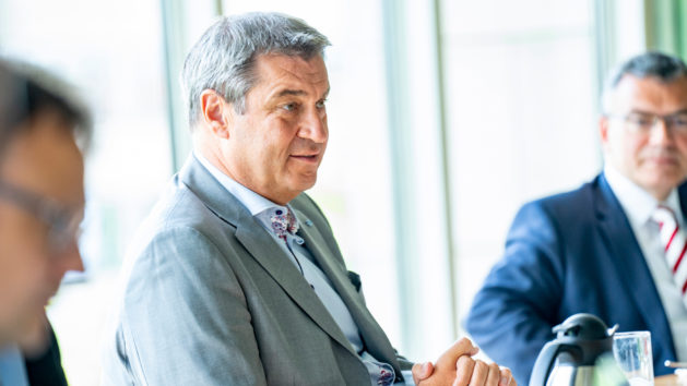 Ministerpräsident Dr. Markus Söder, MdL, leitet die Sitzung des Ministerrat