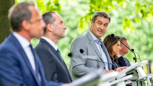 Pressekonferenz nach der Kabinettssitzung am 28. Juni 2022.