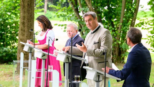 Pressekonferenz nach der Kabinettssitzung am 21. Juni 2022.