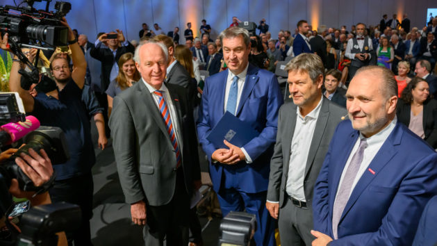 Eröffnung der Internationalen Handwerksmesse 2022 in München.