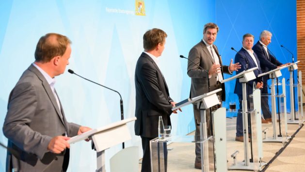 Pressekonferenz nach dem Gespräch zur 2. Stammstrecke in München.