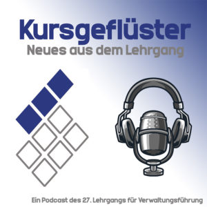Logo des Podcasts "Kursgeflüster - Neues aus dem Lehrgang".