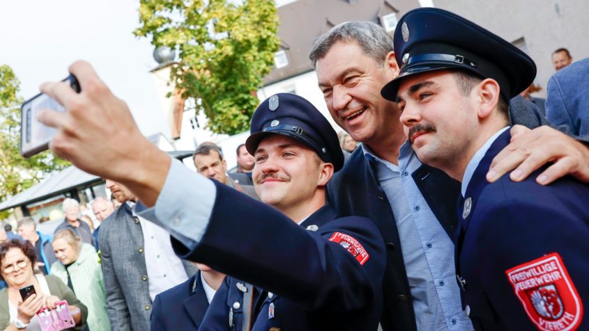 Selfie mit dem Ministerpräsidenten auf dem Genusstag.