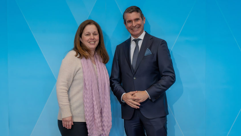 Die Generalkonsulin der Französischen Republik, Corinne Pereira ...