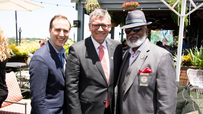 Staatsminister Dr. Florian Herrmann zu Besuch bei der Bavarian Business Reception in Savannah.