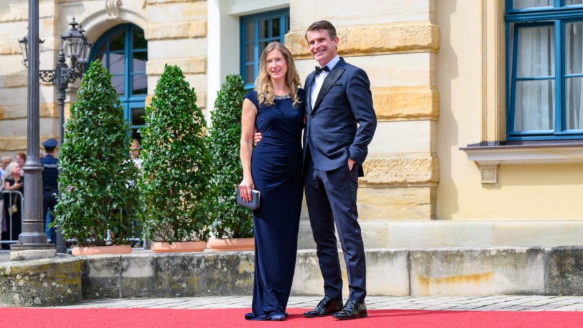 Europaminister Eric Beißwenger mit Judith Beißwenger.