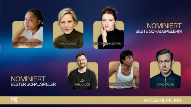 „Blauer Panther – TV & Streaming Award“ 2024: Nominierungen für „Beste Schauspielerin“ und „Bester Schauspieler“ in der Kategorie Fiktion
