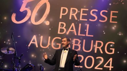 Zu Gast beim 50. Augsburger Presseball: Ministerpräsident Dr. Markus Söder.