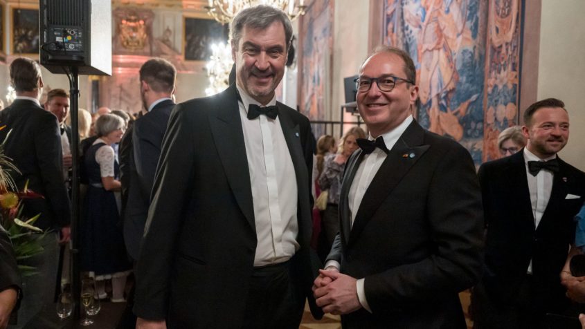 Ministerpräsident Dr. Markus Söder und MdB Alexander Dobrindt. ...