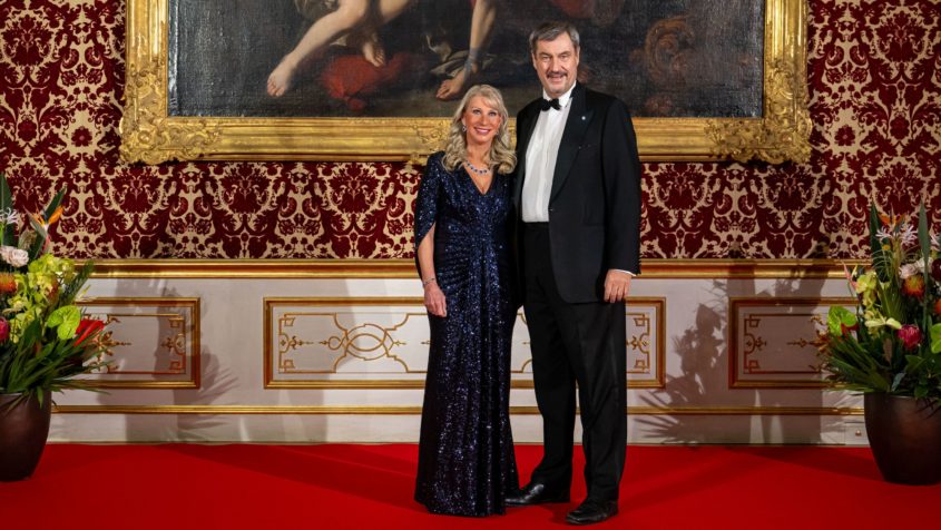 Karin Baumüller-Söder und Ministerpräsident Dr. Markus Söder. ...