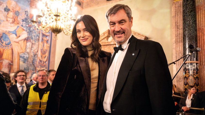 Ministerpräsident Dr. Markus Söder und seine Tochter Gloria-Sophie ...