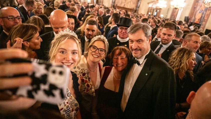 Selfie mit dem Bayerischen Ministerpräsidenten.