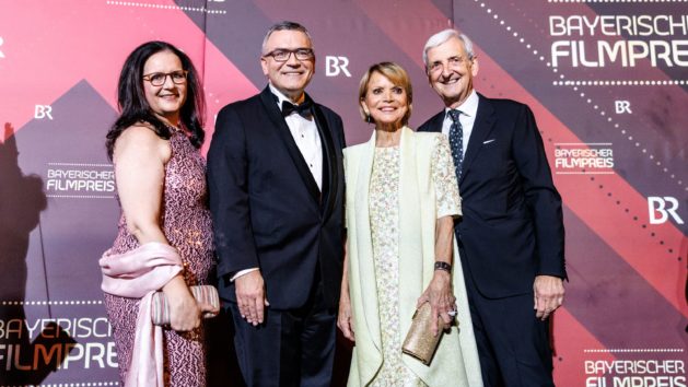 Renate Thalhammer-Herrmann, Medienminister Dr. Florian Herrmann, die Schauspielerin Uschi Glas und Dieter Hermann.