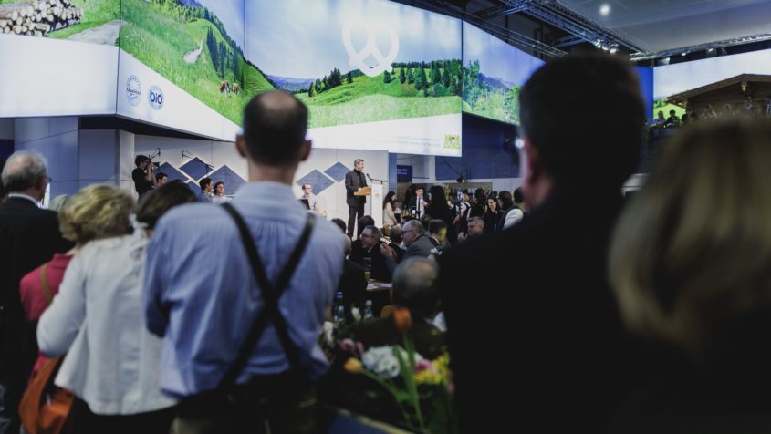 Auf der Internationalen Gr&uuml;nen Woche 2025 h&auml;lt Ministerpr&auml;sident Dr. Markus S&ouml;der eine Rede.