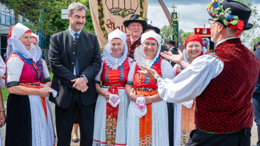 Ministerpräsident Dr. Markus Söder beim Sudetendeutschen Tag in Regensburg.