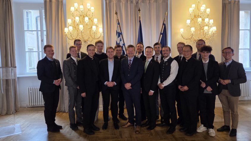 Priesterseminar St. Johannes der Täufer der Erzdiözese München und Freising zu Besuch in Prag