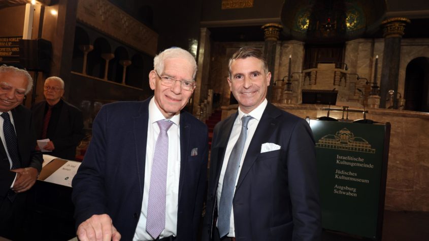 251029_40 Jahre Synagoge Augsburg_FR_3 Der Präsident des Zentralrats der Juden in Deutschland, Dr. ...