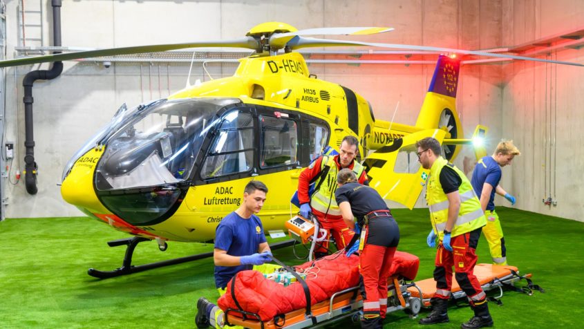 251021_ADAC Luftrettung Campus und 55 Jahre Christoph_FR_2 Übung eines Rettungseinsatzes am ADAC Luftrettung Campus in ...