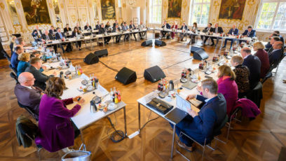 Kabinettssitzung in Augsburg.