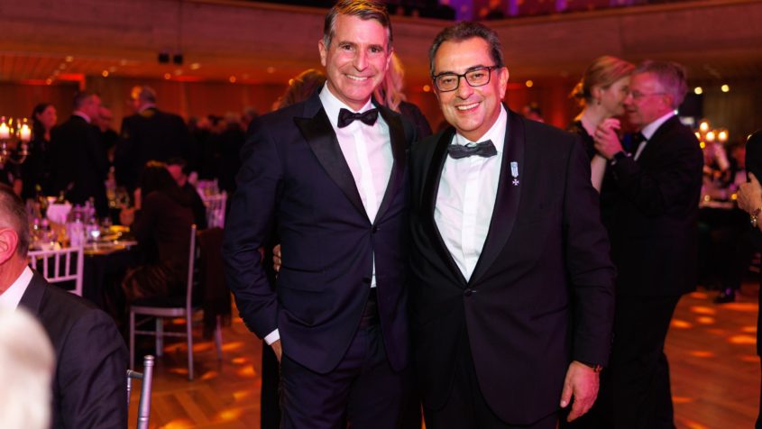 Europaminister Eric Beißwenger beim Augsburger Presseball.