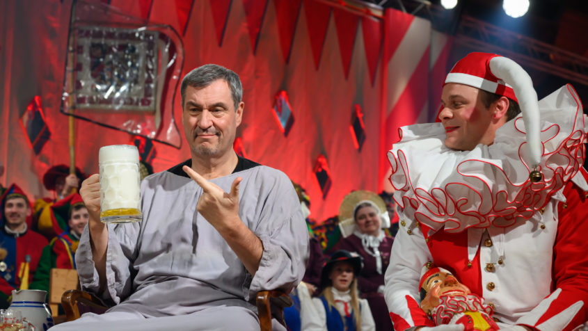 Ministerpräsident Dr. Markus Söder zu Gast bei der Faschingssitzung 