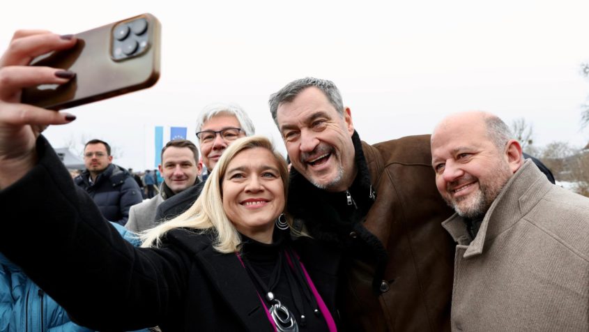MdL Melanie Huml, Ministerpräsident Dr. Markus Söder und MdL ...