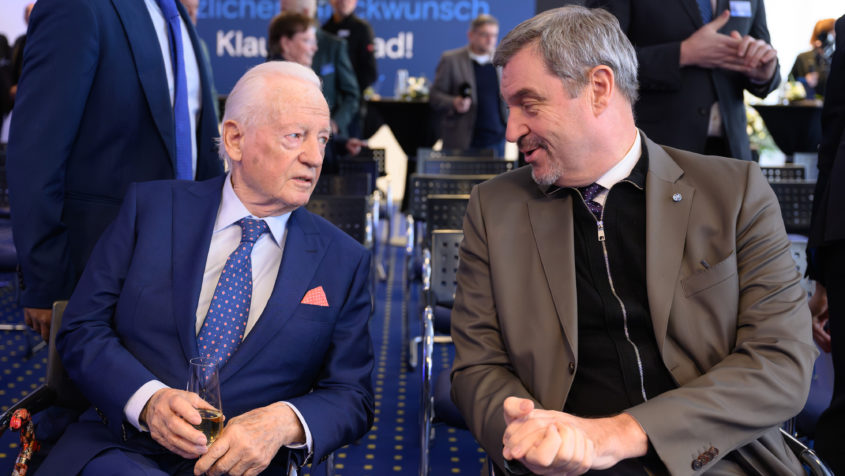 Klaus Conrad und Ministerpräsident Dr. Markus Söder.