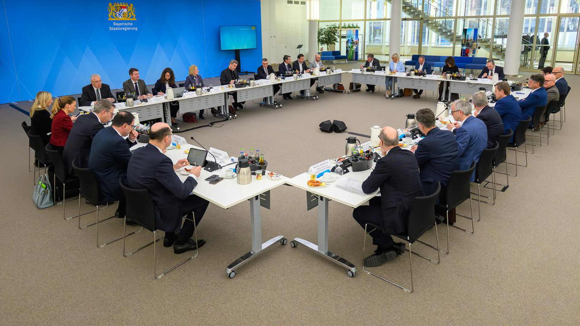 Kabinettssitzung in Nürnberg am 3. März 2026.