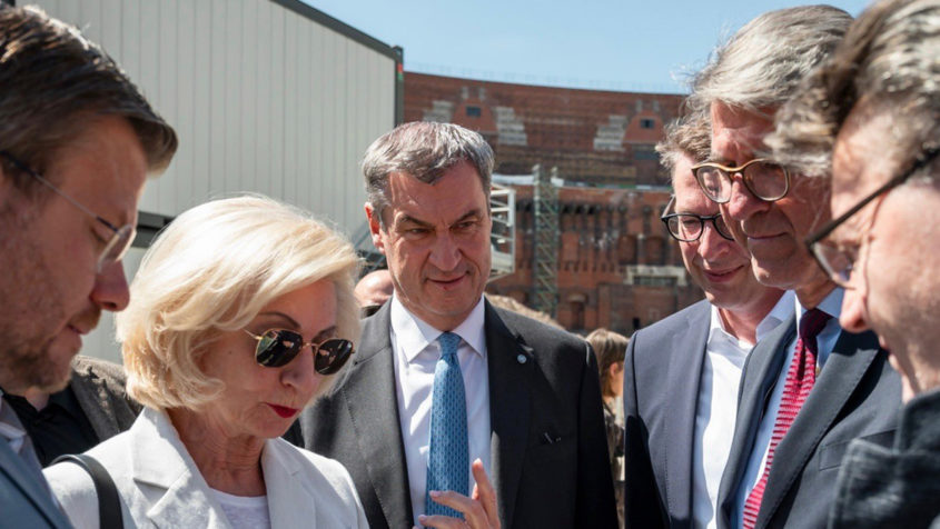 Nürnbergs Oberbürgermeister Marcus König, die ehemalige Nürnberger ...