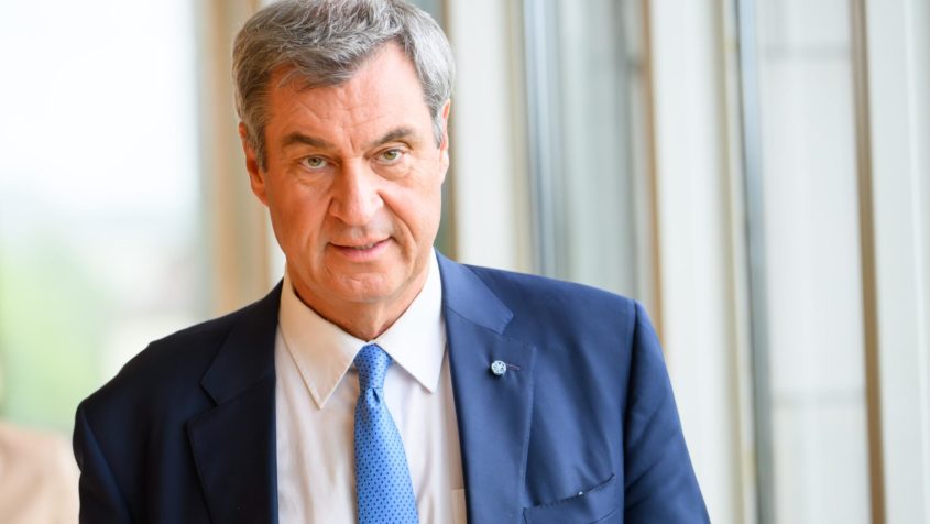 Ministerpräsident Dr. Markus Söder leitet die Sitzung des ...